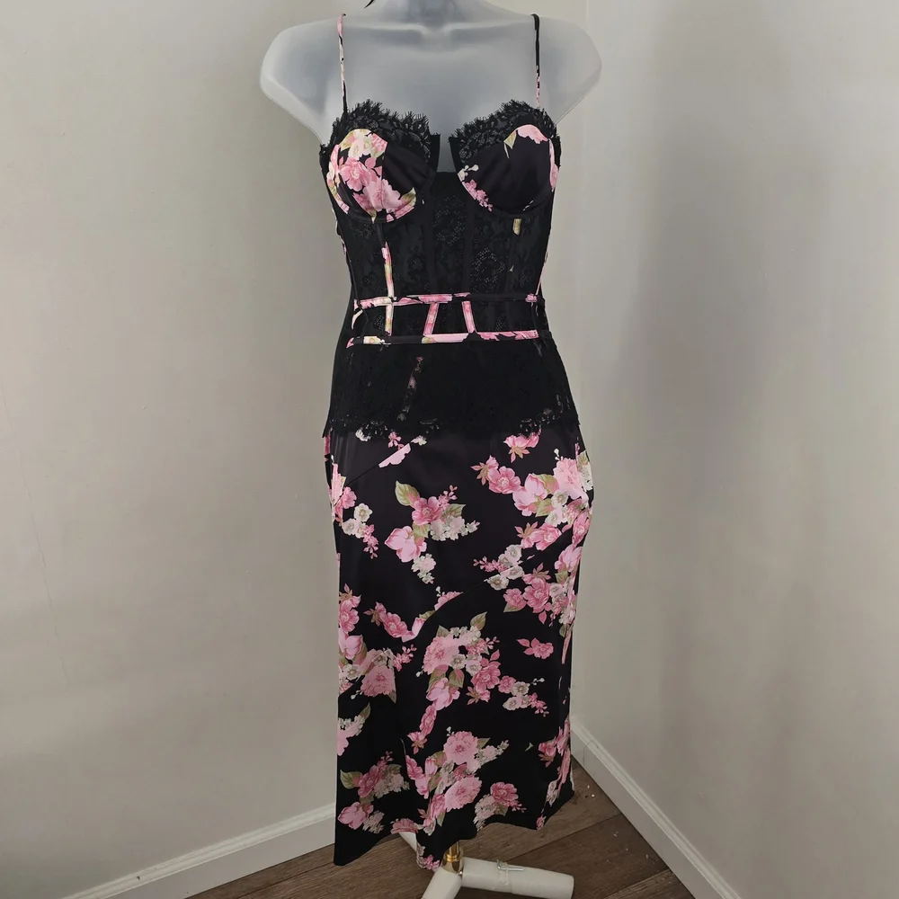 FOR LOVE & LEMONS x Victorias Secret Melrose Bodysuit w/Matching Skirt - Picture 8 of 13